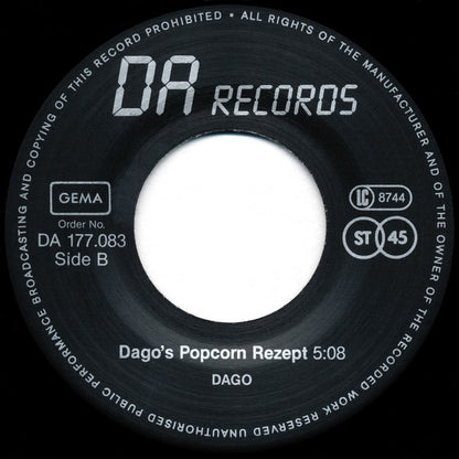 Coba (4) : Popcorn (7", Promo)