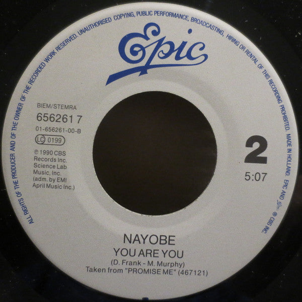 Nayobe : I'll Be Around (7", Single)