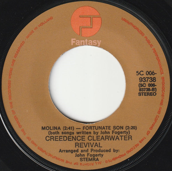 Creedence Clearwater Revival : I Put A Spell On You (7", Maxi, Tex)