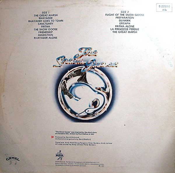 Camel : Music Inspired By The Snow Goose (LP, Album, RP, Yel)