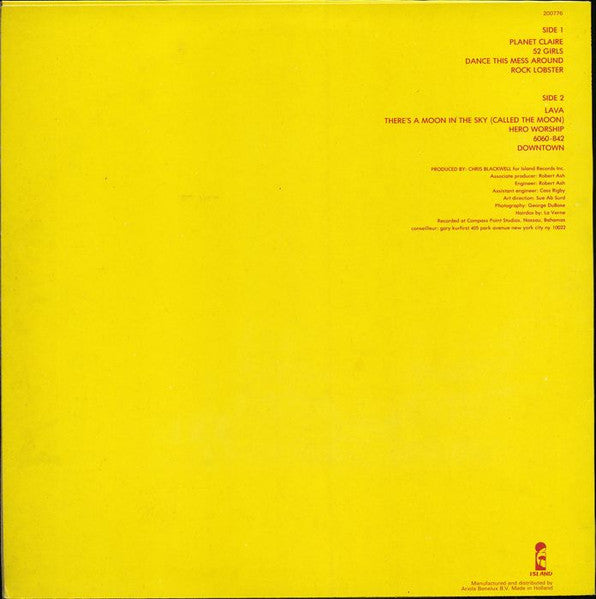 The B-52's : The B-52's (LP, Album)