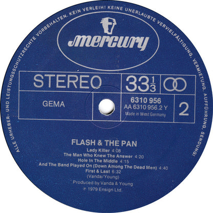 Flash & The Pan : Flash & The Pan (LP, Album)