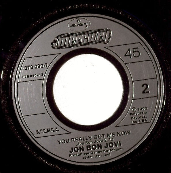 Jon Bon Jovi : Blaze Of Glory (7", Single)
