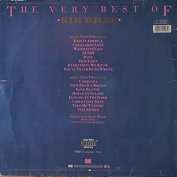 Kim Wilde : The Very Best Of Kim Wilde (LP, Comp)