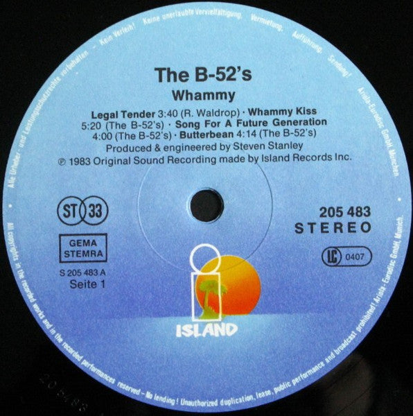 The B-52's : Whammy! (LP, Album)