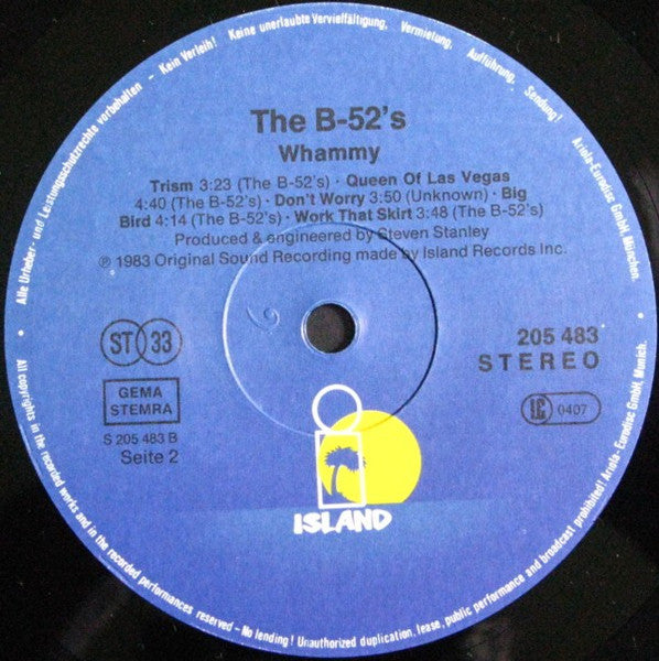 The B-52's : Whammy! (LP, Album)