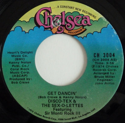Disco-Tex & The Sex-O-Lettes* : Get Dancin' (7", Ter)