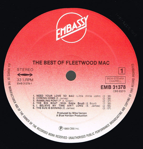 Fleetwood Mac : The Very Best Of Fleetwood Mac (LP, Comp, RE)