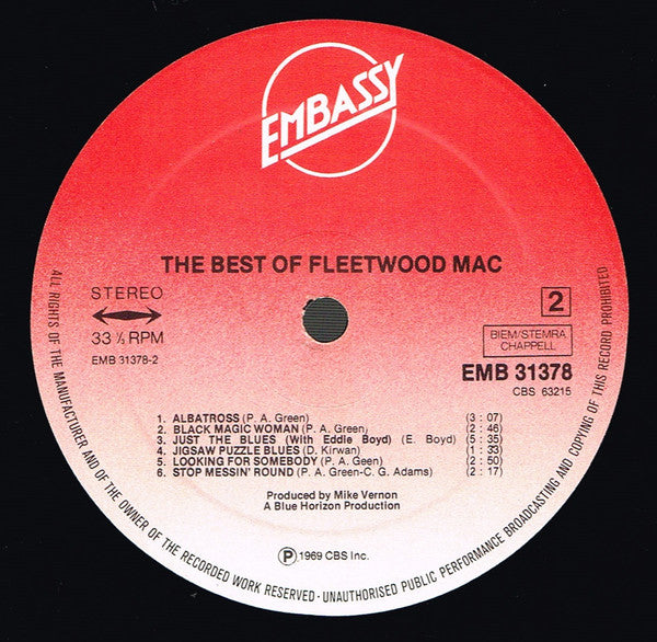 Fleetwood Mac : The Very Best Of Fleetwood Mac (LP, Comp, RE)