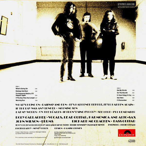 Taste (2) : On The Boards (LP, Album, RE)