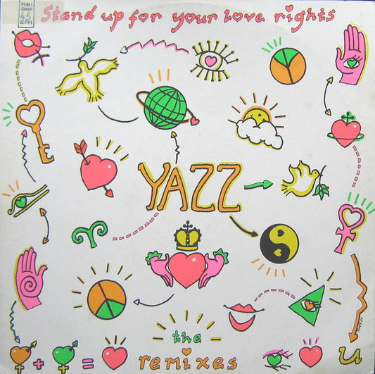 Yazz : Stand Up For Your Love Rights (The Remixes) (12", Maxi, Mono, Ora)
