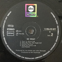 Joe Walsh : So What (LP, Album)