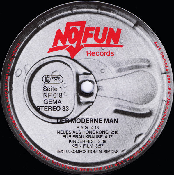 Der Moderne Man : Neues Aus Hong Kong (12", MiniAlbum)