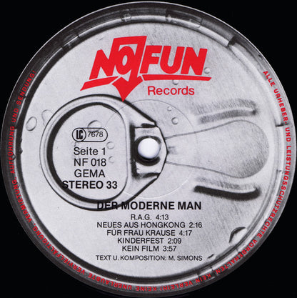 Der Moderne Man : Neues Aus Hong Kong (12", MiniAlbum)