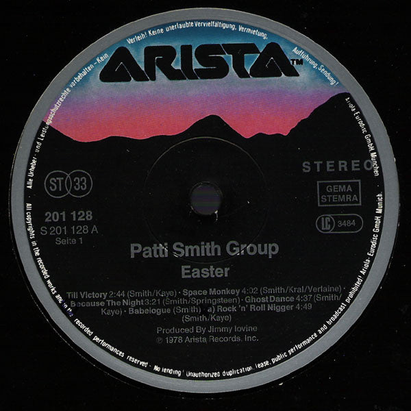 Patti Smith Group : Easter (LP, Album, RP)