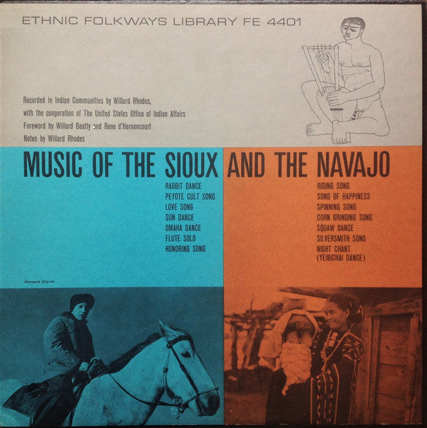 Sioux (3) / Navajo (4) : Music Of The Sioux And The Navajo (LP, RP)