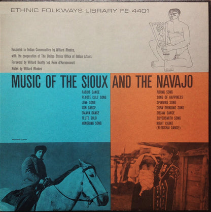Sioux (3) / Navajo (4) : Music Of The Sioux And The Navajo (LP, RP)