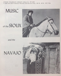 Sioux (3) / Navajo (4) : Music Of The Sioux And The Navajo (LP, RP)
