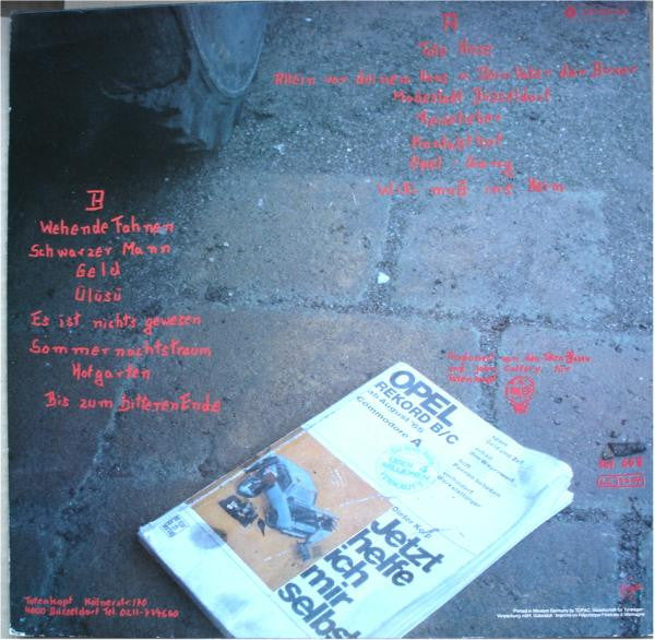 Die Toten Hosen : Opel-Gang (LP, Album, RP)