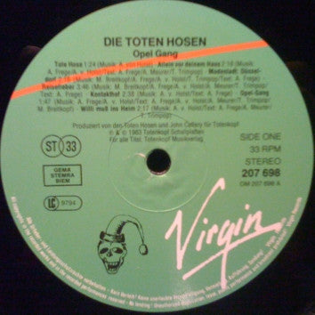 Die Toten Hosen : Opel-Gang (LP, Album, RP)