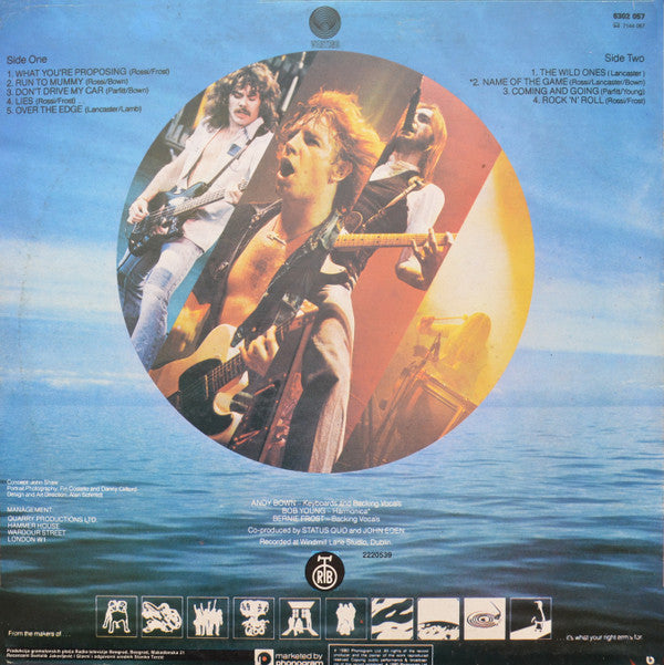 Status Quo : Just Supposin'... (LP, Album, RE)