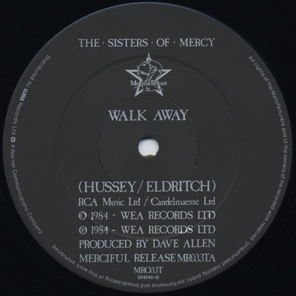 The Sisters Of Mercy : Walk Away (12", Single, Dam)