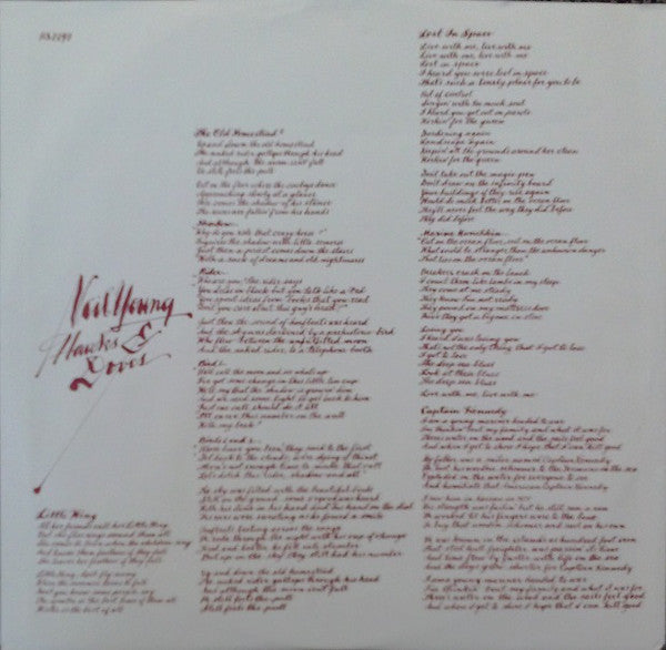 Neil Young : Hawks & Doves (LP, Album, Los)