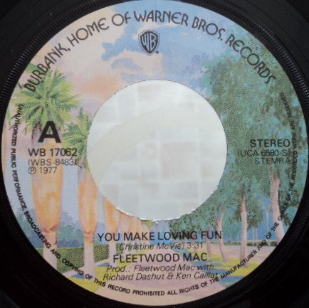 Fleetwood Mac : You Make Loving Fun (7", Single)