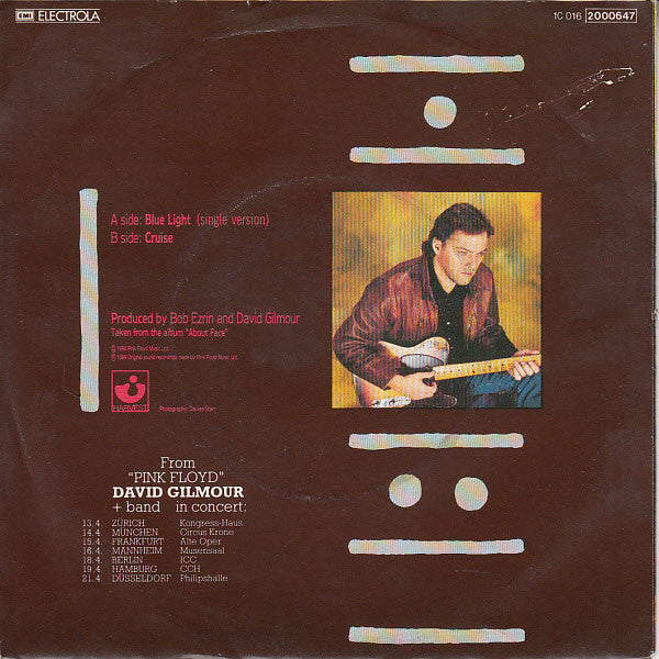 David Gilmour : Blue Light (7", Single)