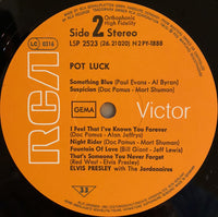 Elvis Presley : Pot Luck (LP, Album, RE)