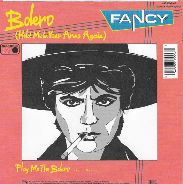 Fancy : Bolero (Hold Me In Your Arms Again) (7", Single)