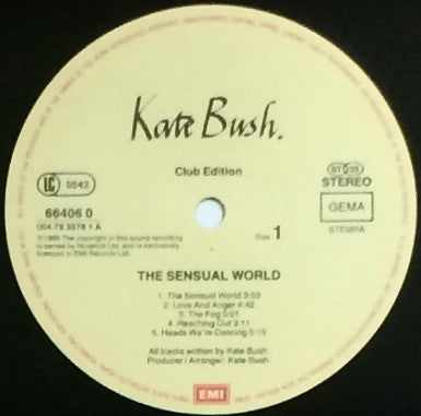 Kate Bush : The Sensual World (LP, Album, Club)
