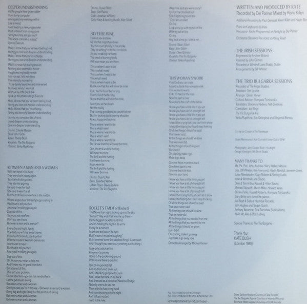 Kate Bush : The Sensual World (LP, Album, Club)