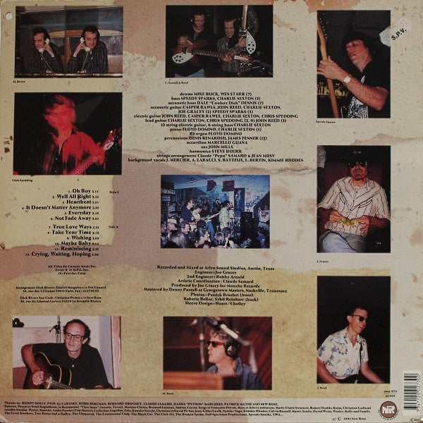 Dick Rivers : Holly Days In Austin (LP, Album)