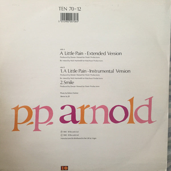 P.P. Arnold : A Little Pain (12")