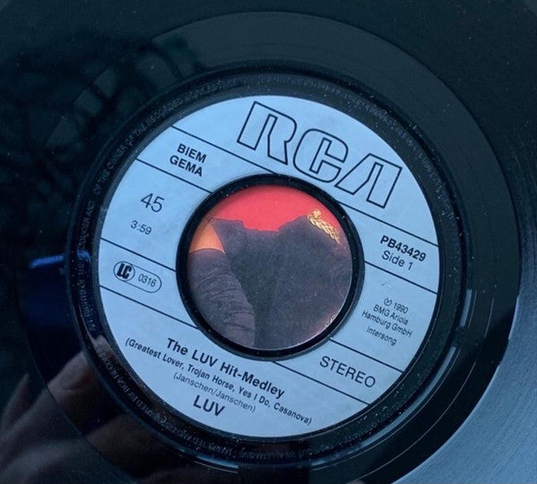 Luv* : Luv Hit-Medley (7", Single, Promo)
