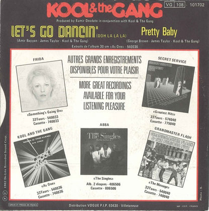 Kool & The Gang : Let's Go Dancin' (Ooh La La La) (7")