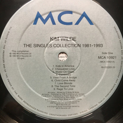 Kim Wilde : The Singles Collection 1981 - 1993 (LP, Comp)