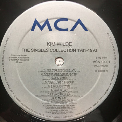 Kim Wilde : The Singles Collection 1981 - 1993 (LP, Comp)