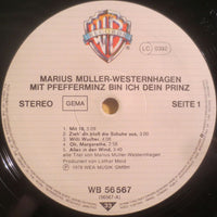 Marius Müller-Westernhagen : Mit Pfefferminz Bin Ich Dein Prinz (LP, Album, RP)