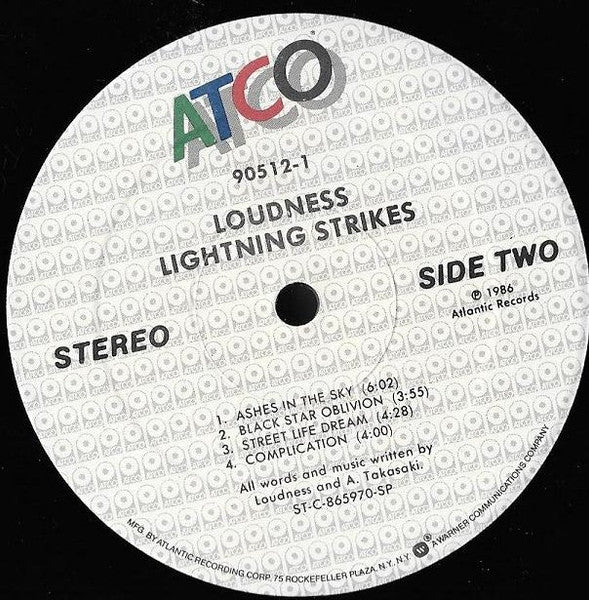Loudness (5) : Lightning Strikes (LP, Album, SP-)