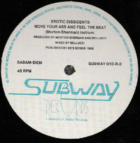 Erotic Dissidents : Move Your Ass And Feel The Beat (Remix) (12")