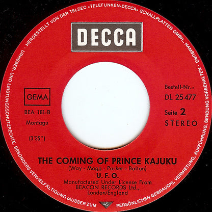 UFO (5) : Prince Kajuku / The Coming Of Prince Kajuku (7", Single)