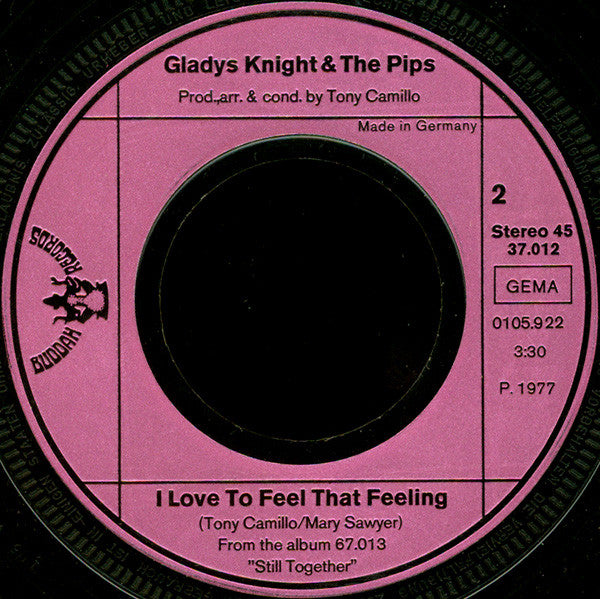 Gladys Knight & The Pips* : Baby, Don't Change Your Mind (7", Single)