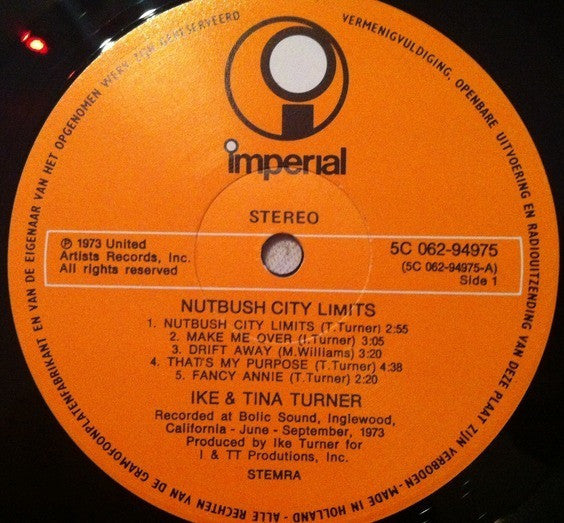 Ike & Tina Turner : Nutbush City Limits (LP, Album)