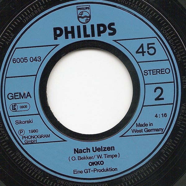 Okko* : Sie Will Nach Griechenland (7", Single)