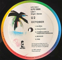 U2 : October (LP, Album)