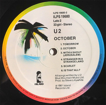 U2 : October (LP, Album)