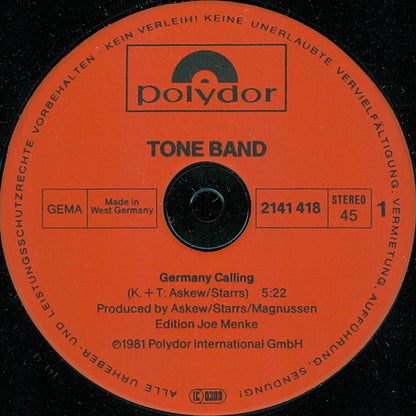 Tone Band : Germany Calling (12", Maxi)