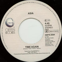Asia (2) : Only Time Will Tell (7", Single)